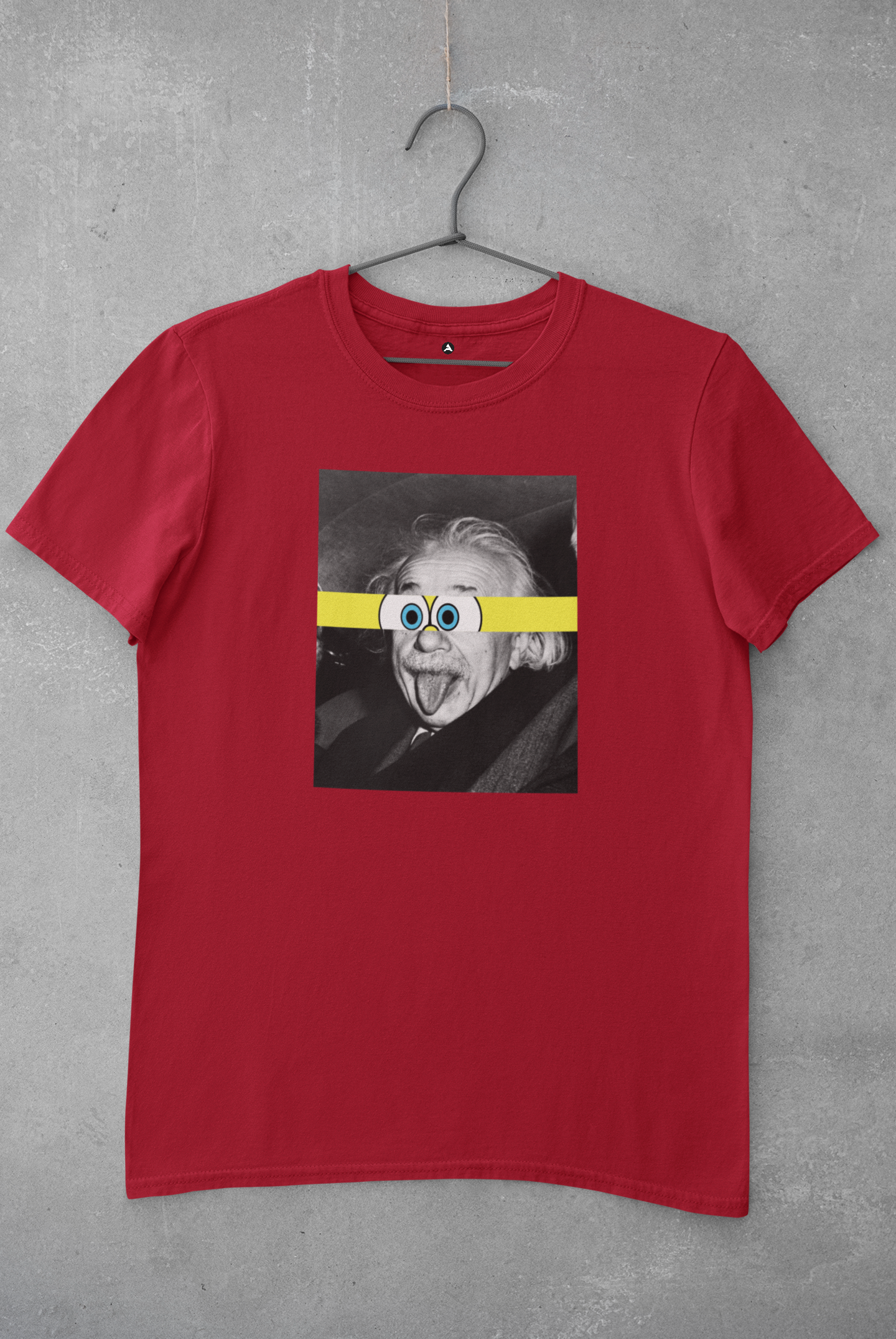 Einstein Sticks SpongeBob - Half Sleeve T-Shirts RED
