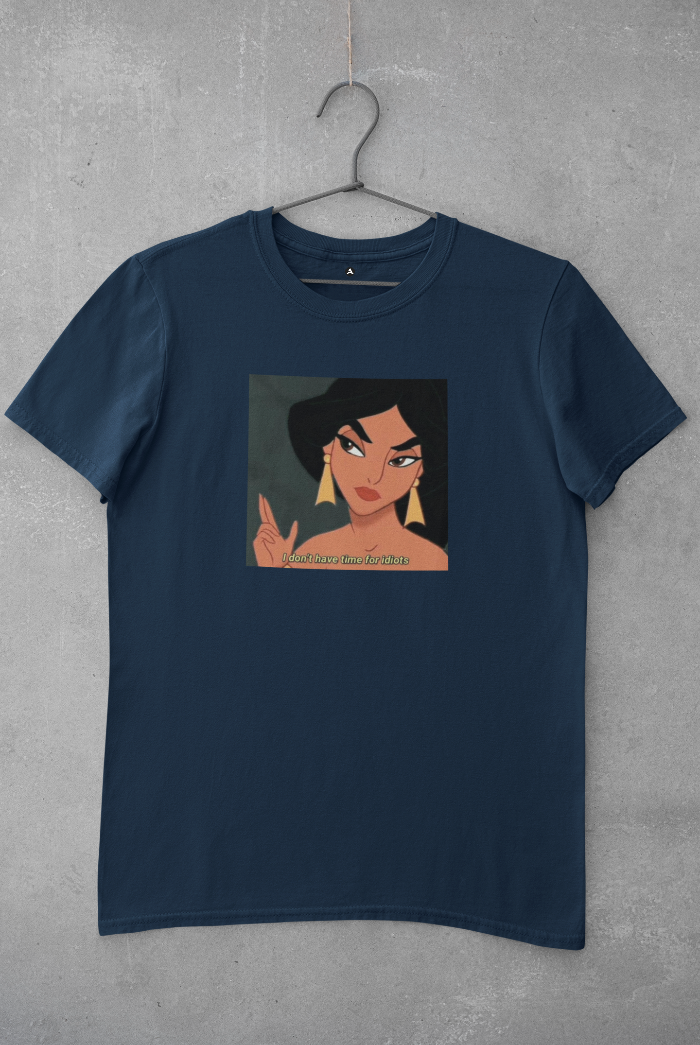 I Don't Have Time For Idiots - Half Sleeve T-Shirts NAVY BLUE