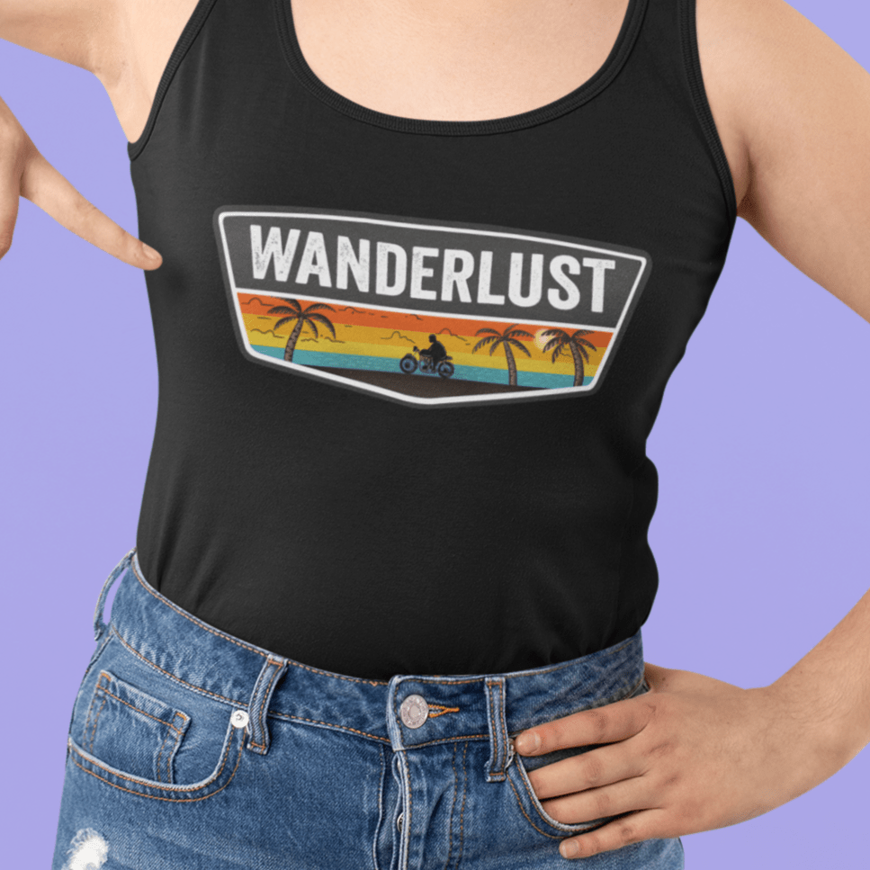 "WANDERLUST" - Tank Top's