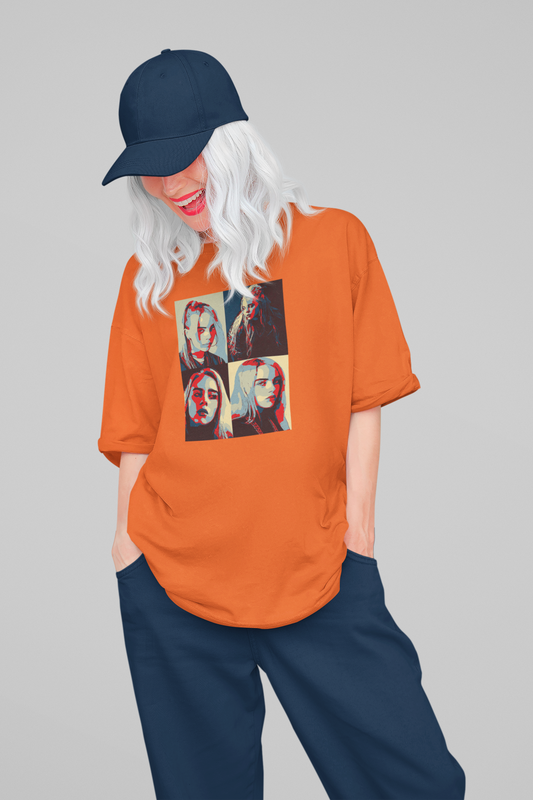 Different Shades of Billie: Aesthetic - Half Sleeve T-Shirts