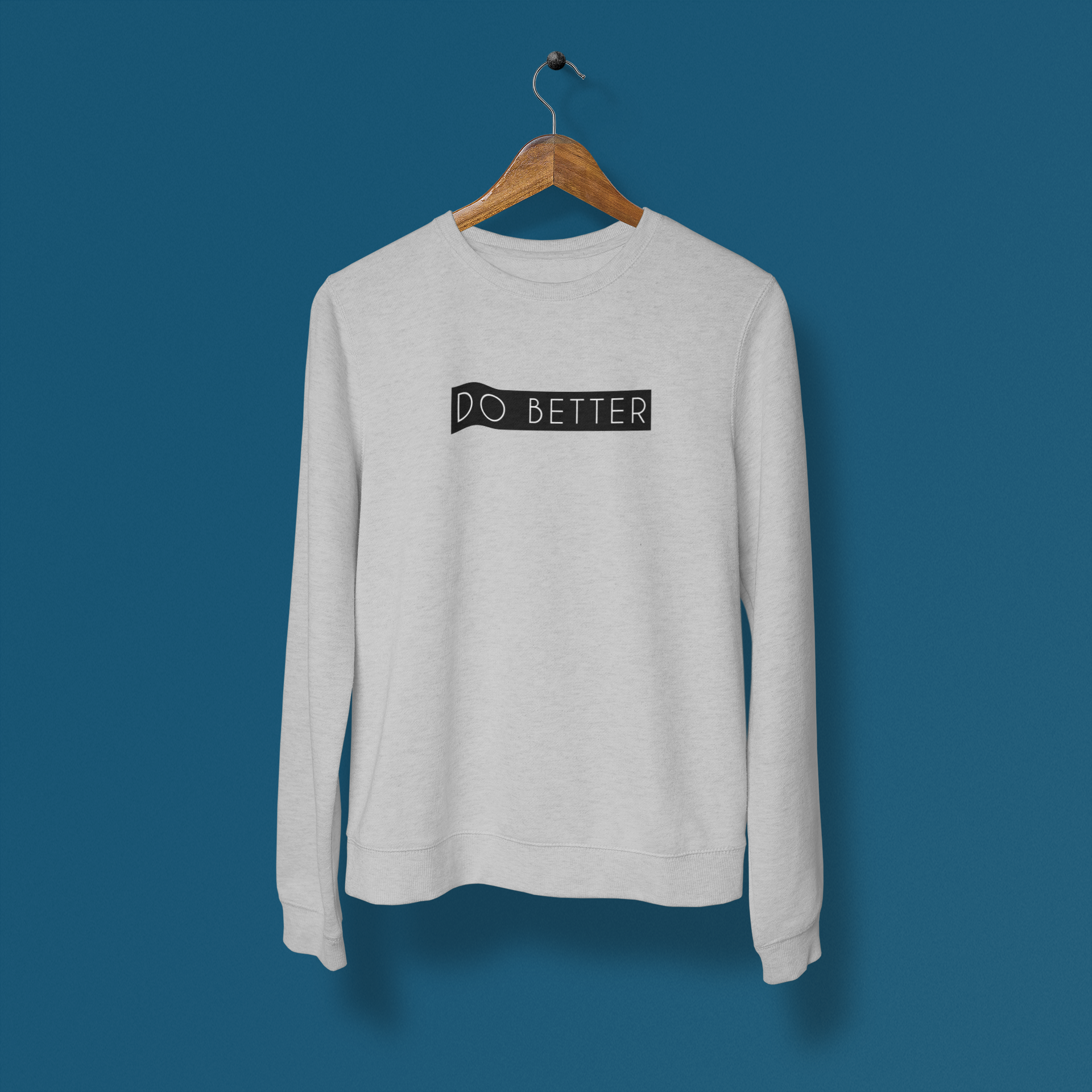 Do Better - Grey Melange Winter Sweatshirts