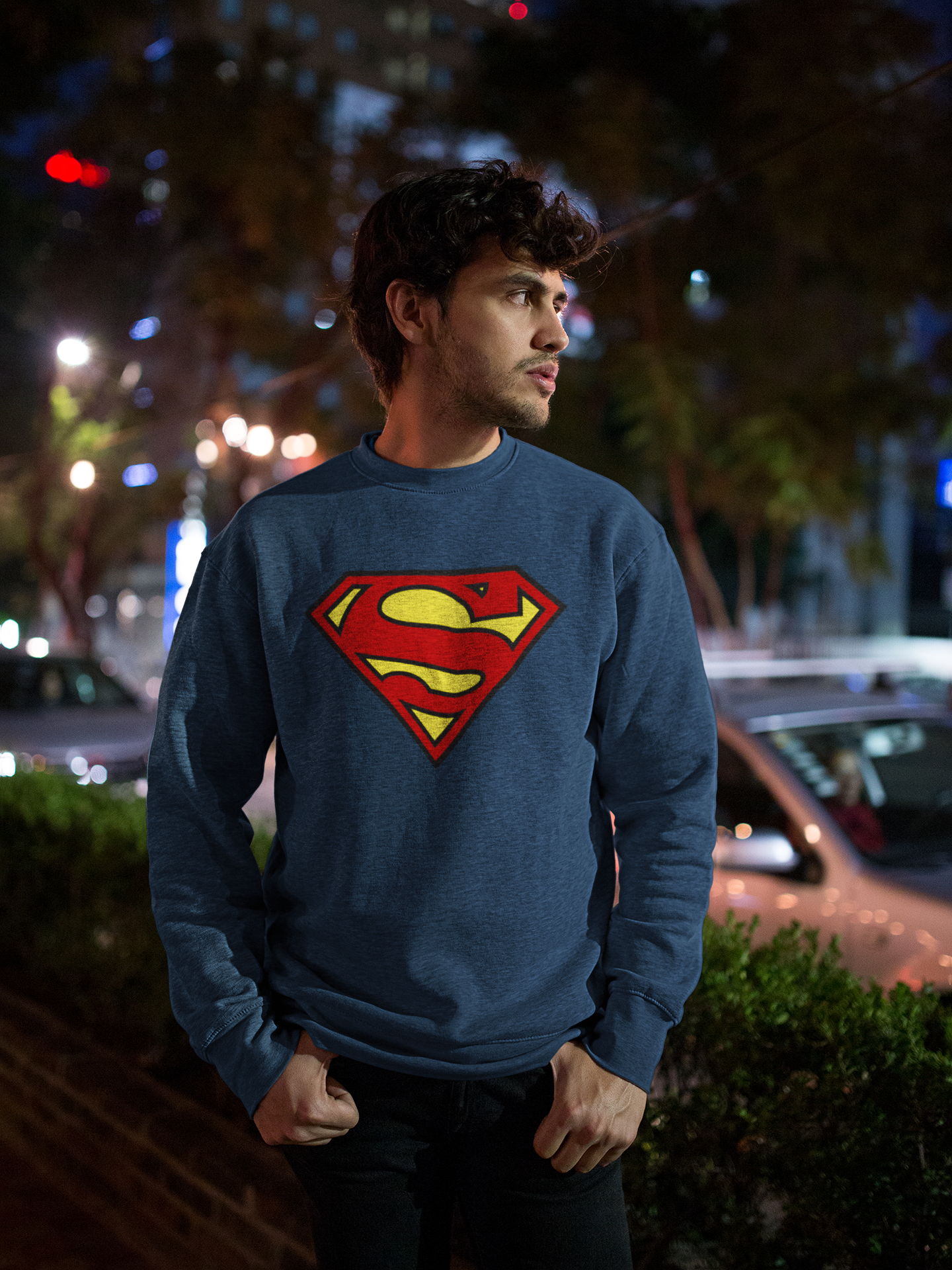 Superman Emblem Winter Sweatshirts by ANTHERR