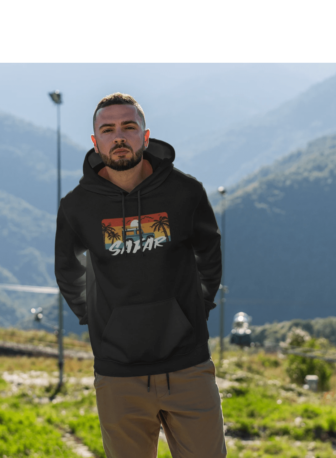 " SAFAR " - WINTER HOODIES FOR MEN BLACK