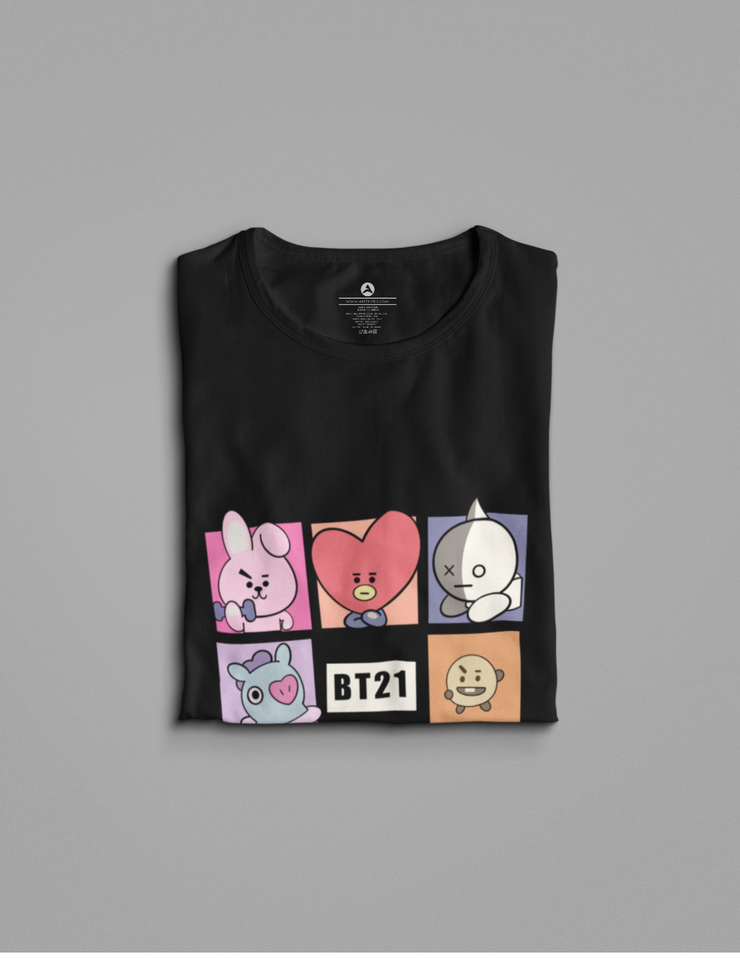 CHIBI BT21 SQUAD : BTS - HALF-SLEEVE T-SHIRTS