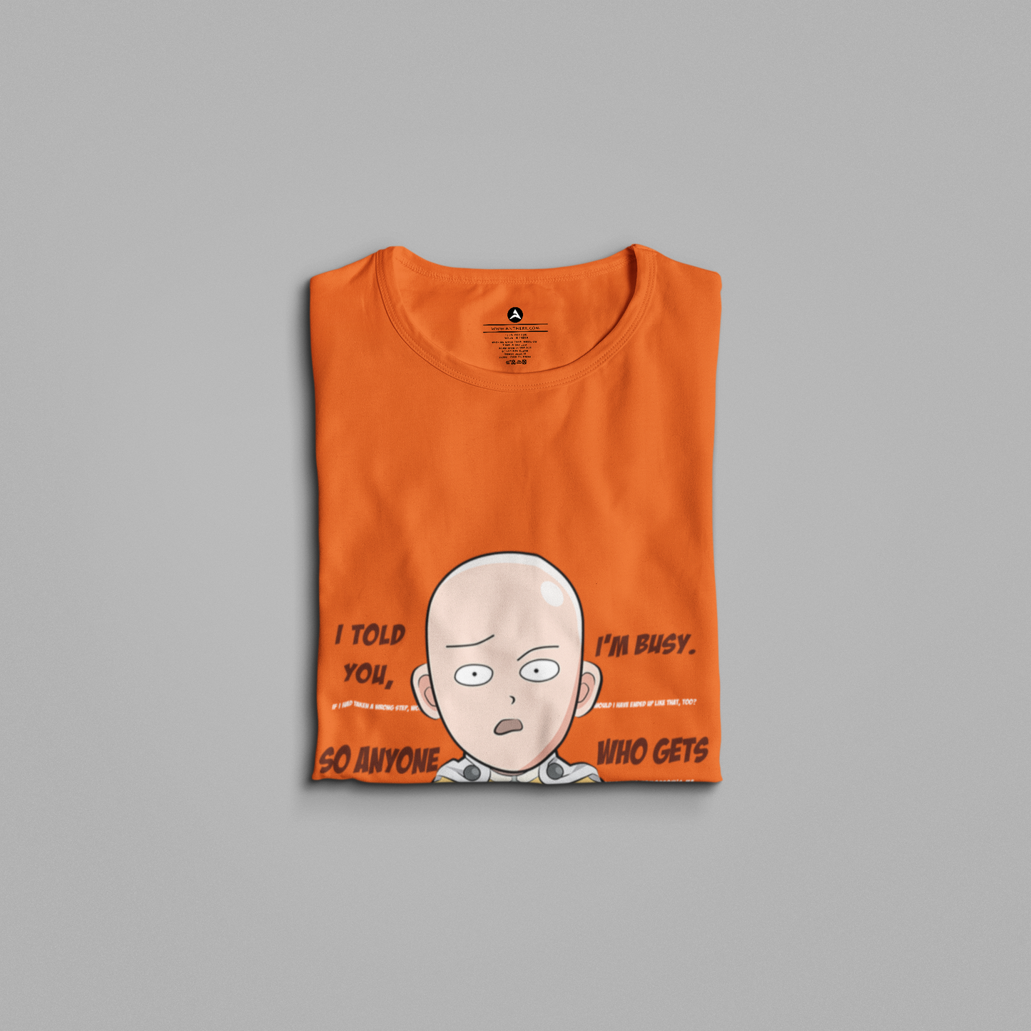I'm Busy- One Punch Man: Anime- Regular Fit T-Shirts