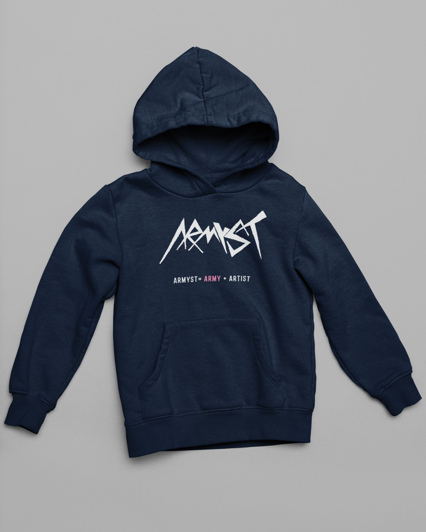 Armyst: BTS - WINTER HOODIES NAVY BLUE