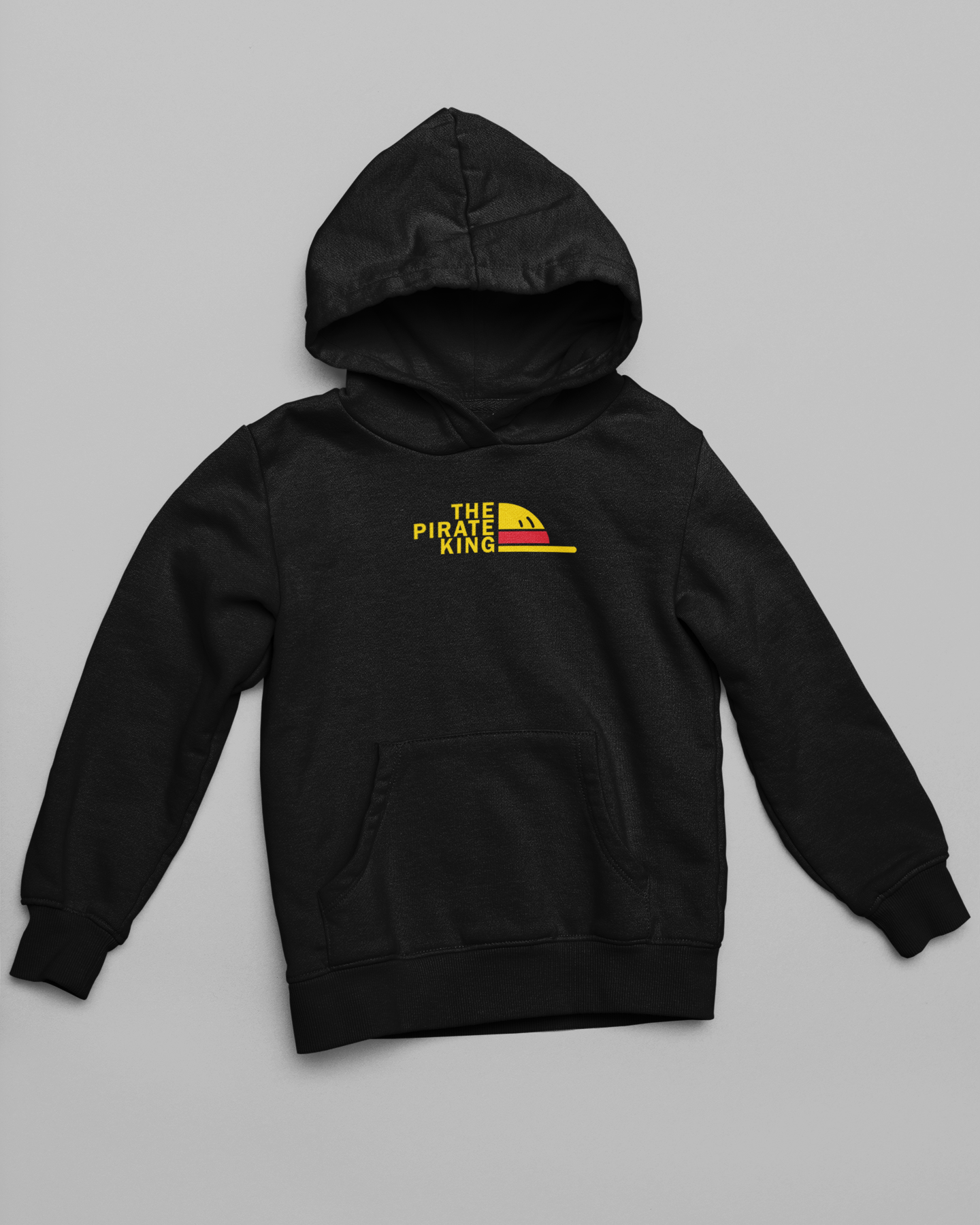 The Pirate King- Monkey D Luffy- (Double Sided Print): Anime: WINTER HOODIES