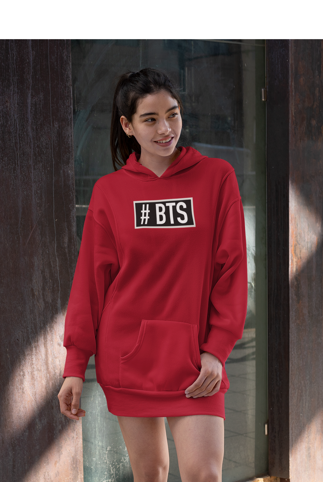#BTS - WINTER HOODIES RED