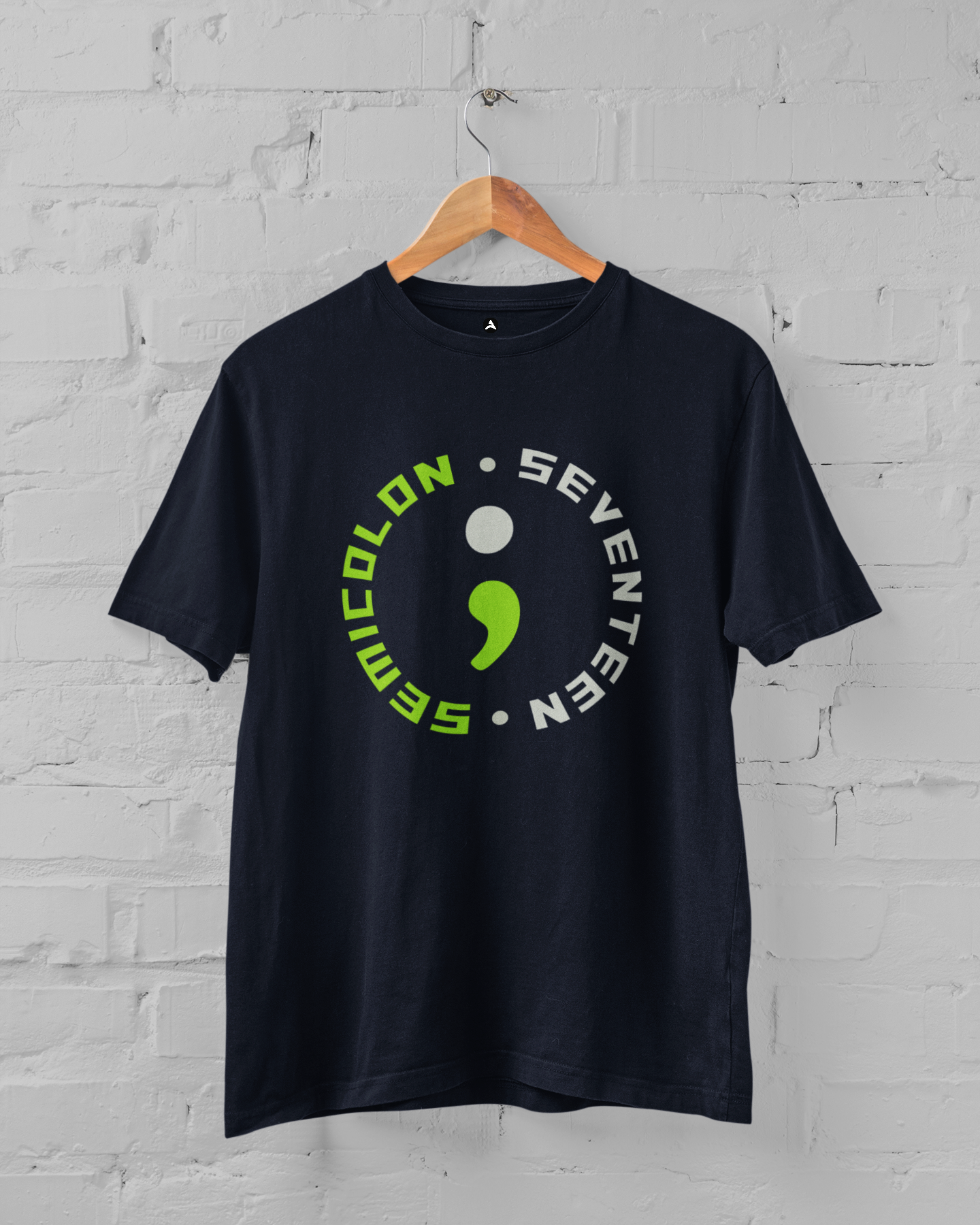 Semicolon: Seventeen- Regular fit Unisex T-Shirts