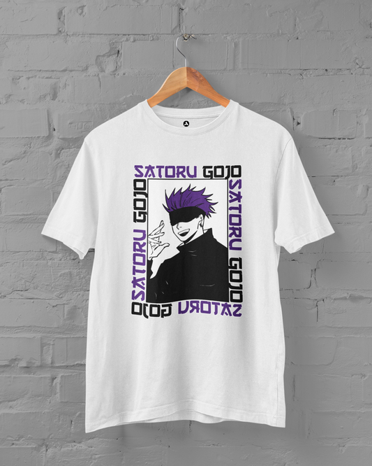 Gojo Satoru-Jujutsu Kaisen: Anime- Regular Fit T-Shirts