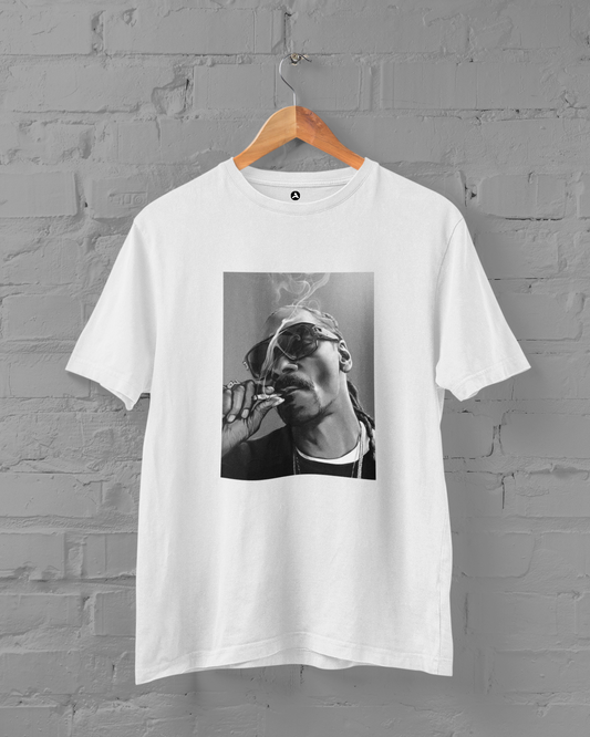Snoop Dogg- Half Sleeve T-Shirts WHITE