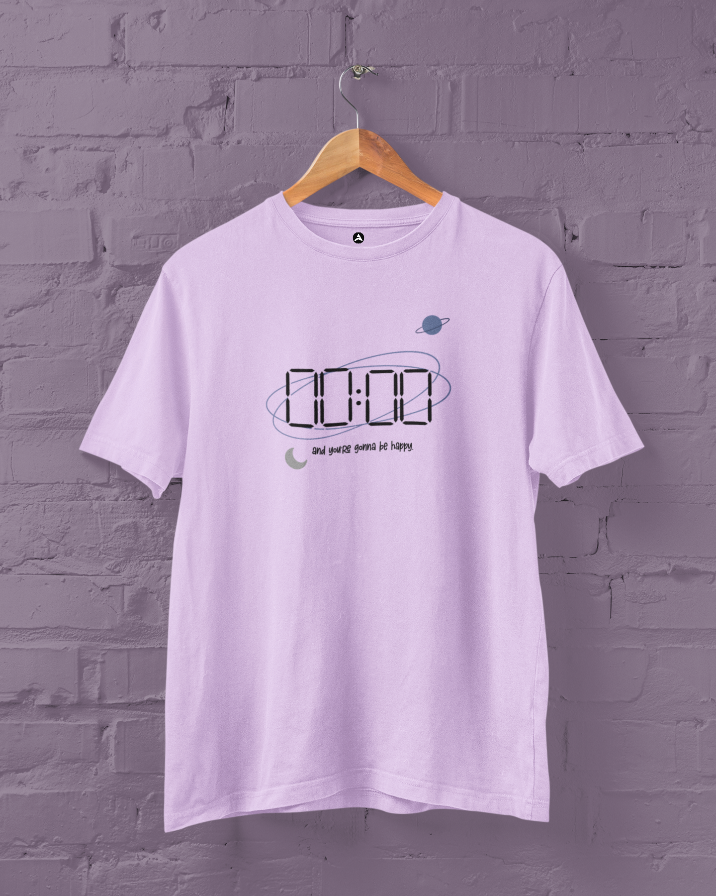 Zero O' Clock- And you're gonna be happy : BTS - HALF-SLEEVE T-SHIRTS LAVENDER