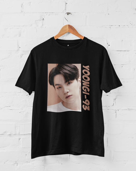 Yoongi: BTS-HALF-SLEEVE T-SHIRTS