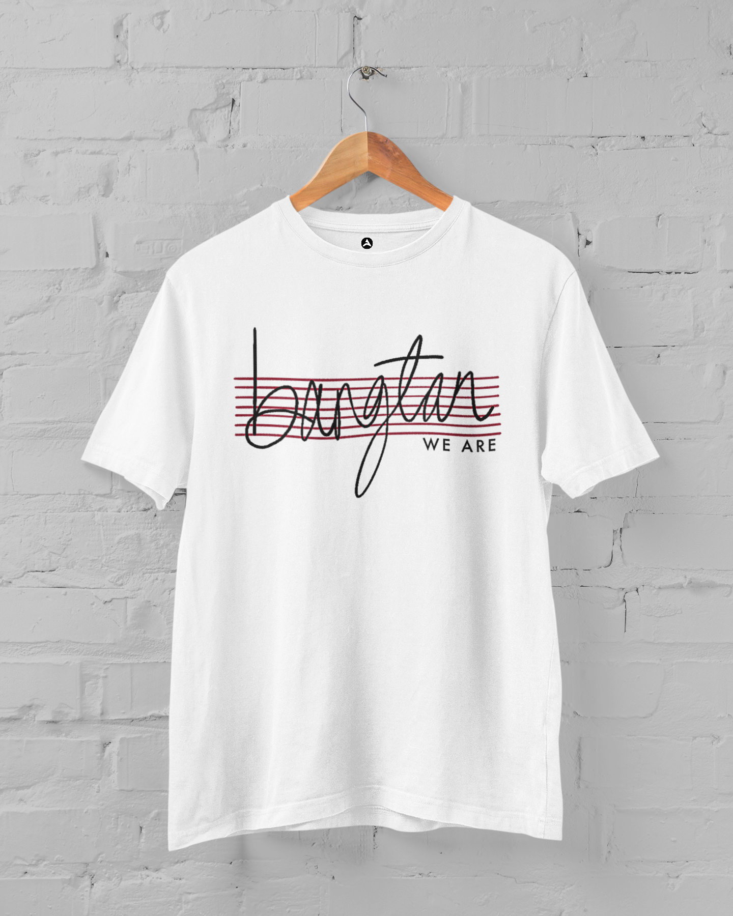 Bangtan We Are : BTS - HALF-SLEEVE T-SHIRTS WHITE