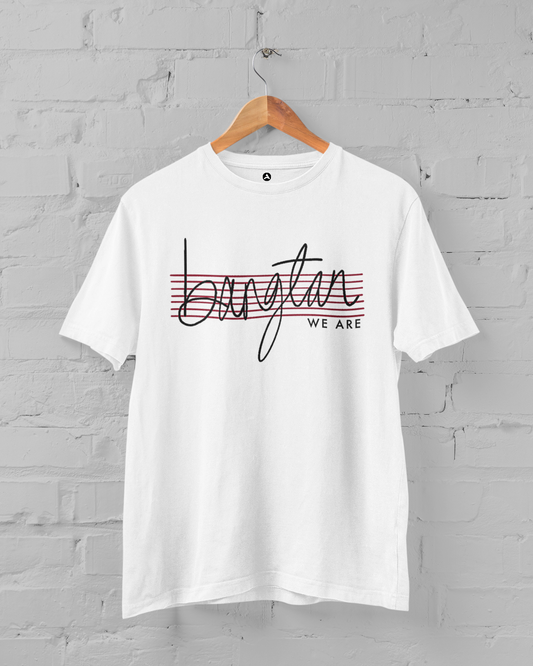 Bangtan We Are : BTS - HALF-SLEEVE T-SHIRTS WHITE