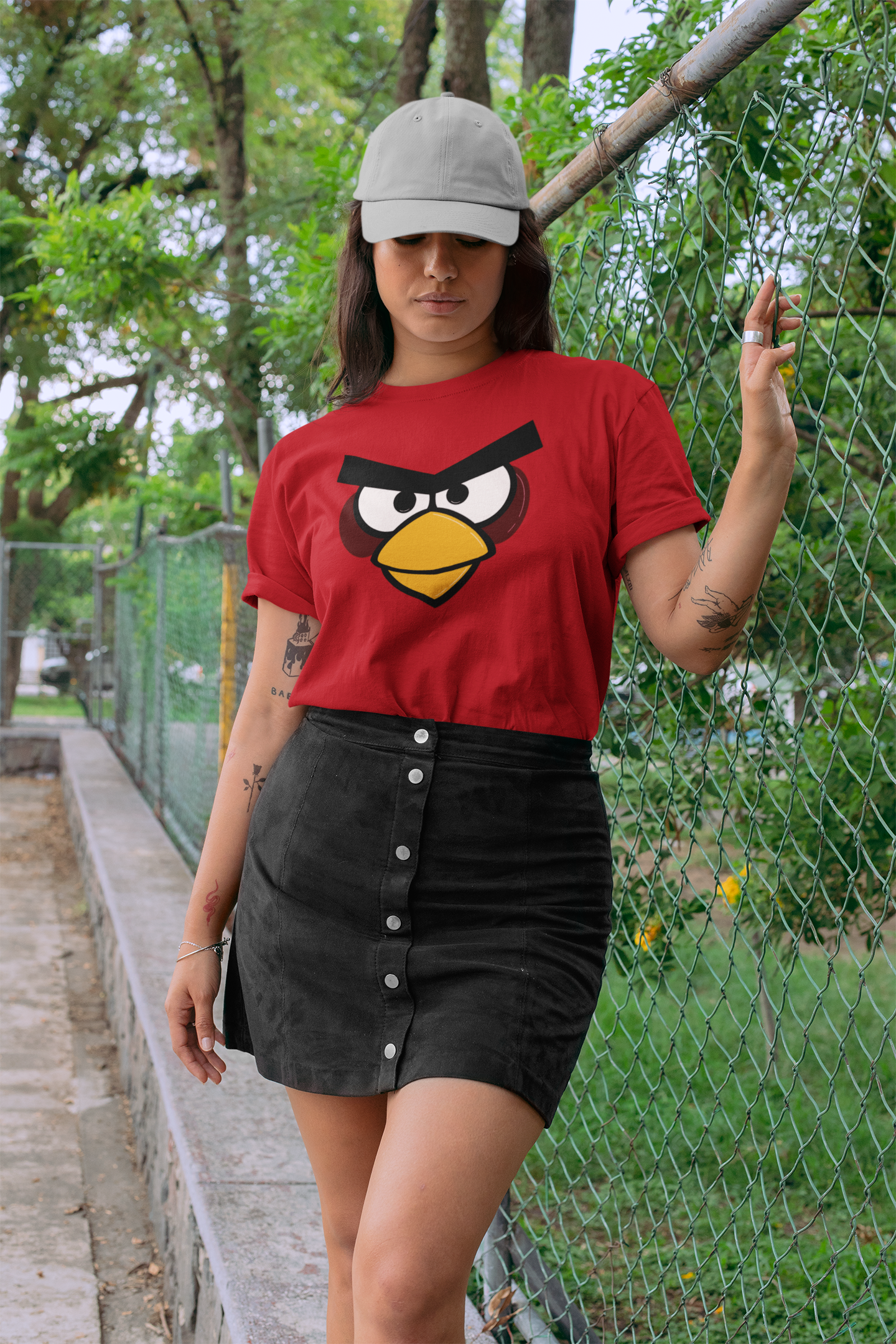 ANGRY BIRD HALF SLEEVE T-SHIRT 4XL
