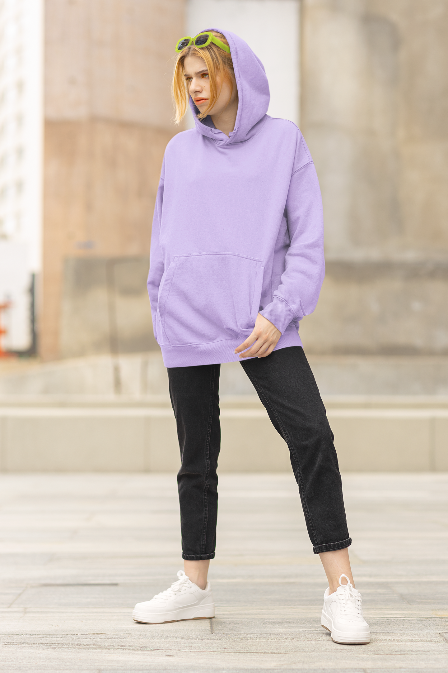 Basic Lavender Winter Hoodies LAVENDER