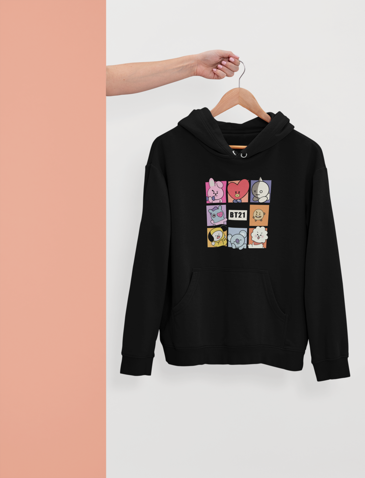 CHIBI BT21 SQUAD : BTS - WINTER HOODIES