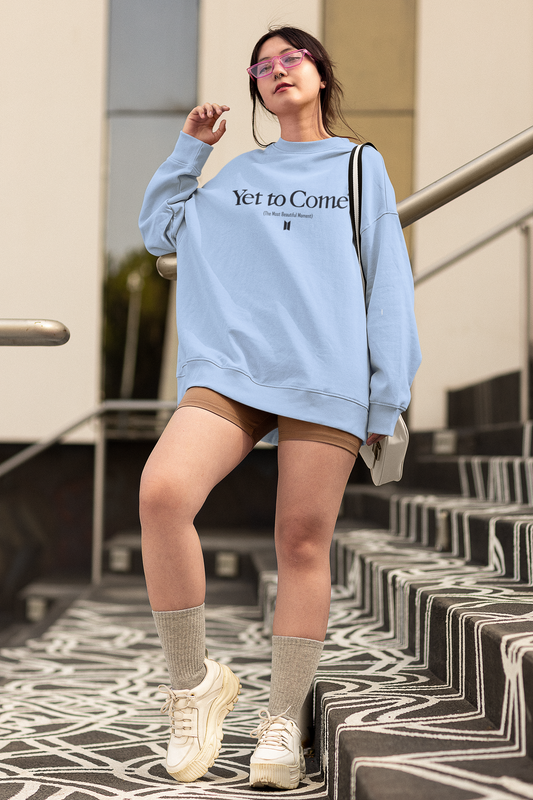 Yet To Come: BTS - Winter Sweatshirts SNOW BLUE
