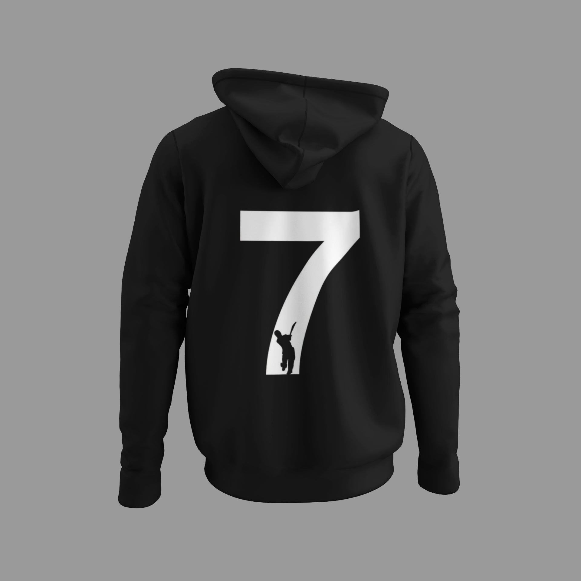 MS Dhoni 7 (Double Sided Print): WINTER HOODIES