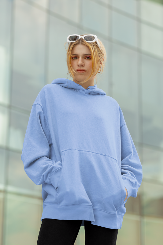 Basic Snow Blue Winter Hoodies SNOW BLUE