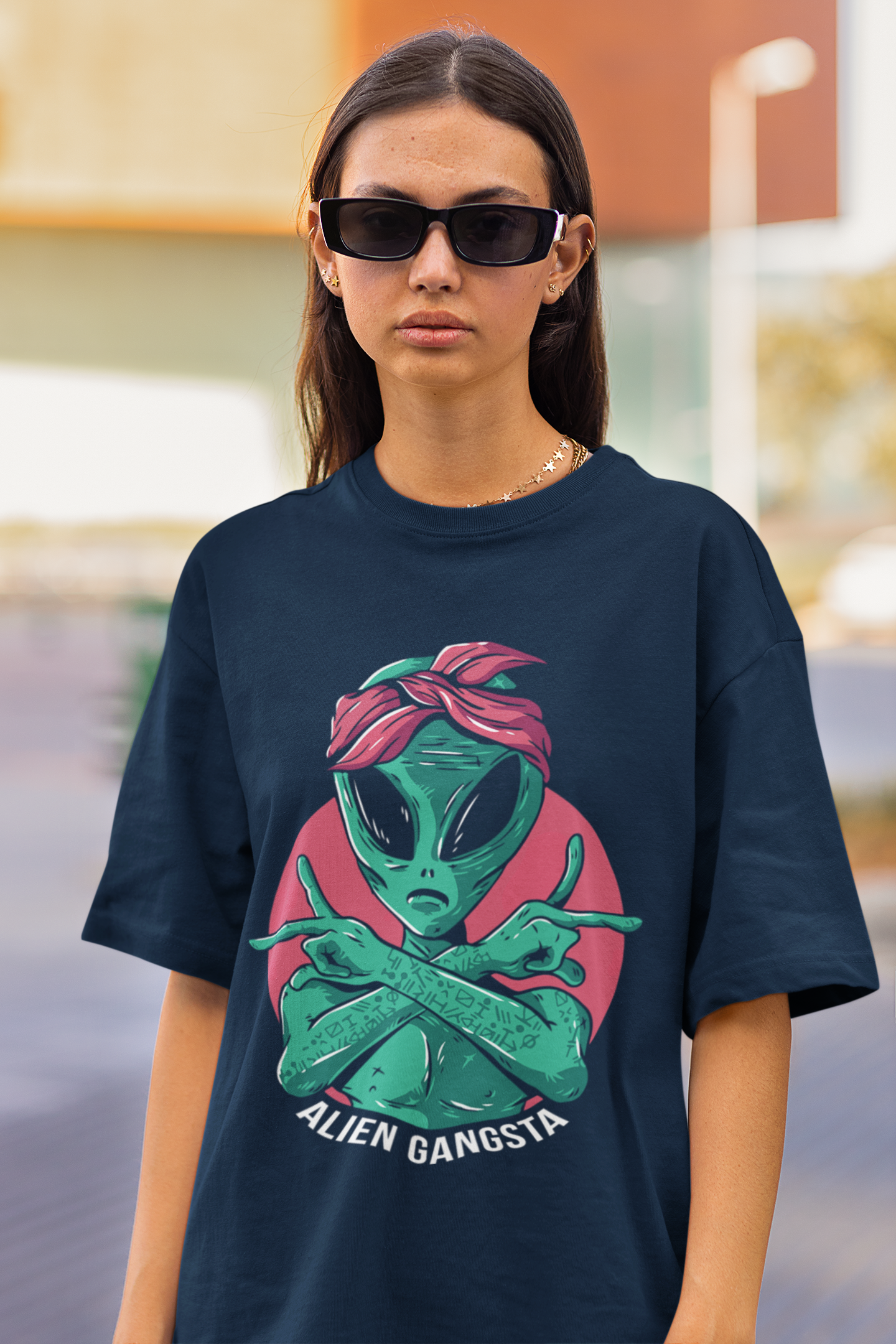 Alien Gangsta : ALIEN & SPACE- HALF-SLEEVE T-SHIRTS