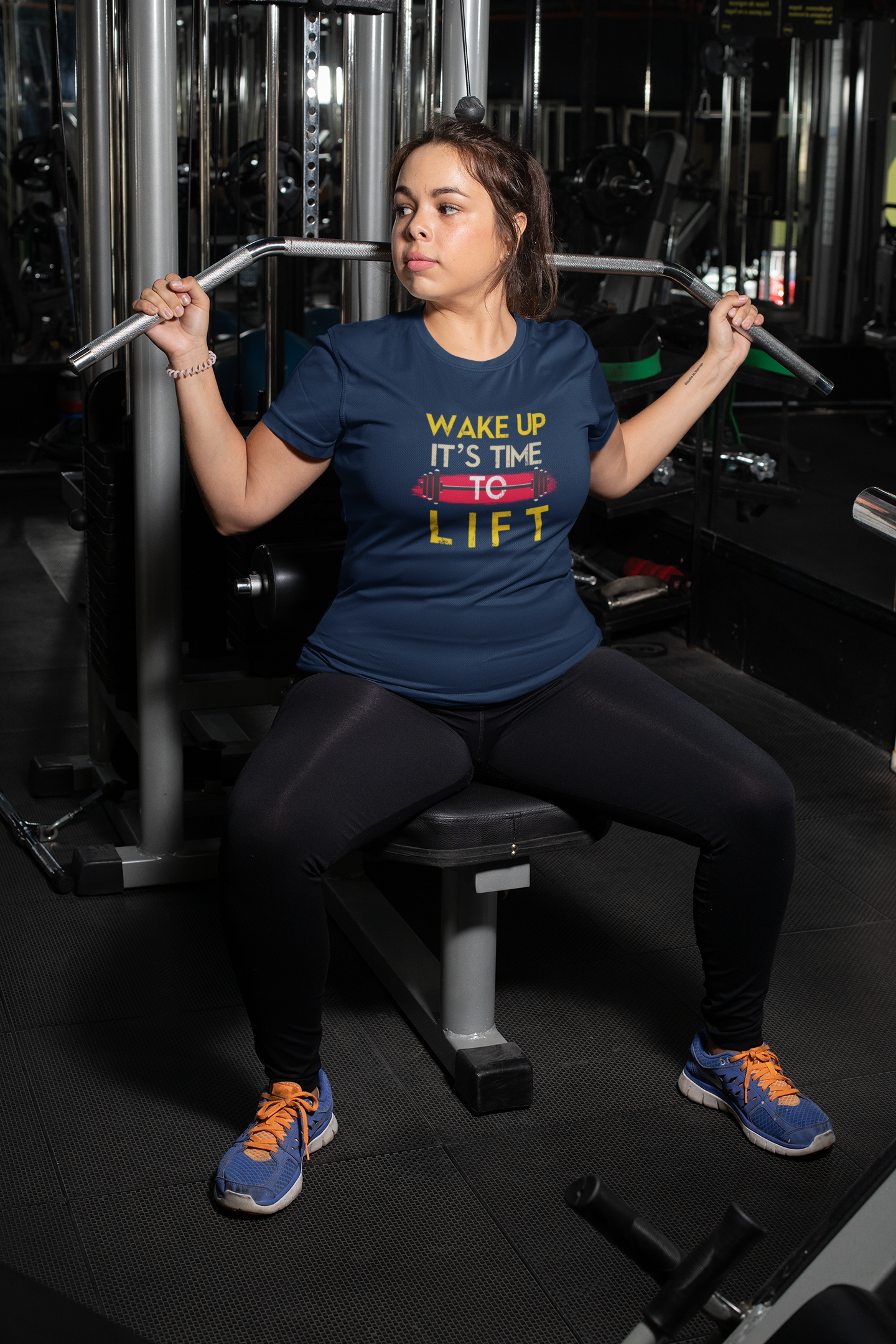 WAKE UP IT'S TIME TOO LIFT HALF-SLEEVE T-SHIRT