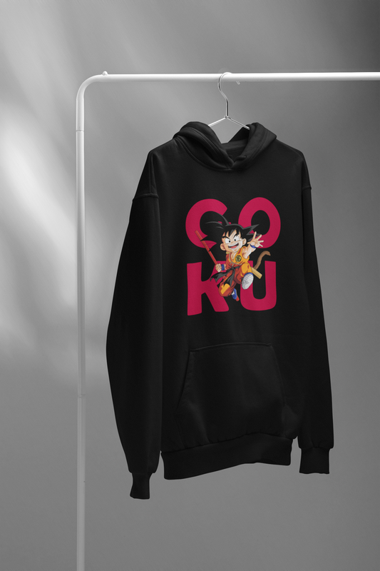 Goku- Anime: WINTER HOODIES BLACK