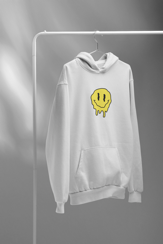 Drip Smiley: Aesthetic - WINTER HOODIES WHITE