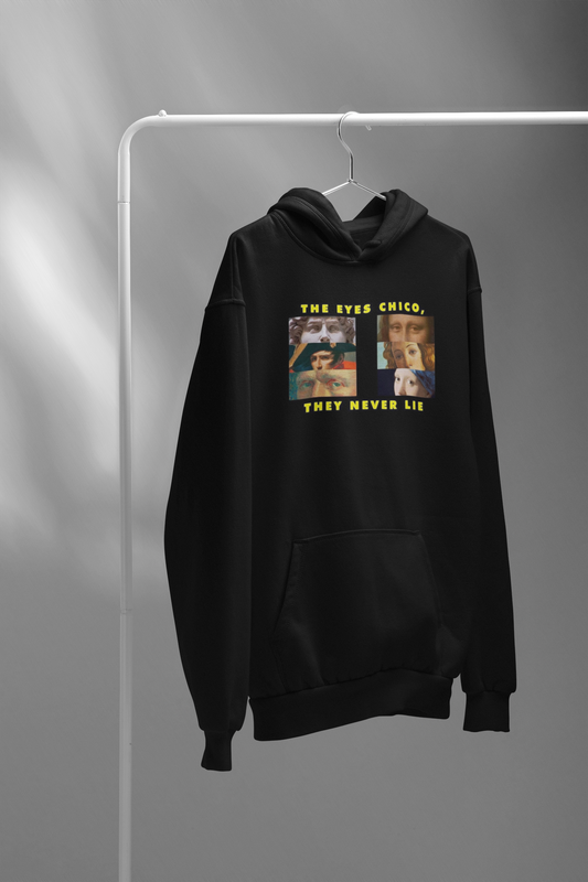 The Eyes Chico, Never Lie: Aesthetic - WINTER HOODIES BLACK