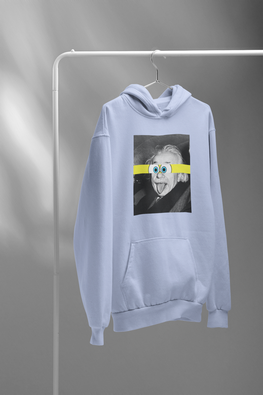 Einstein Sticks Sponge bob: Aesthetic - WINTER HOODIES SNOW BLUE