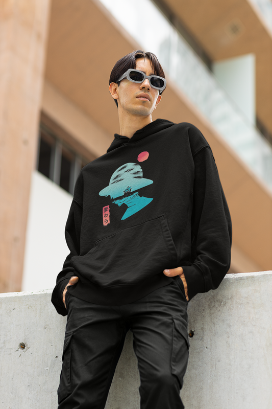 Sailing Day- One Piece: Monkey D Luffy- WINTER HOODIES BLACK