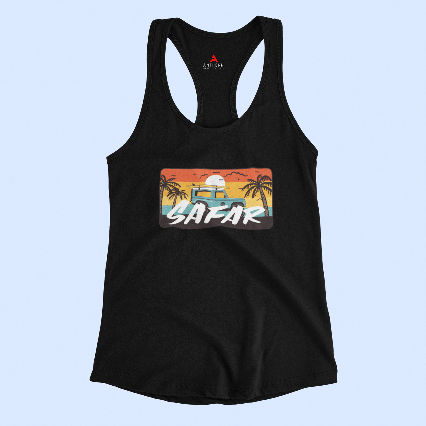 "SAFAR" - Tank Tops BLACK