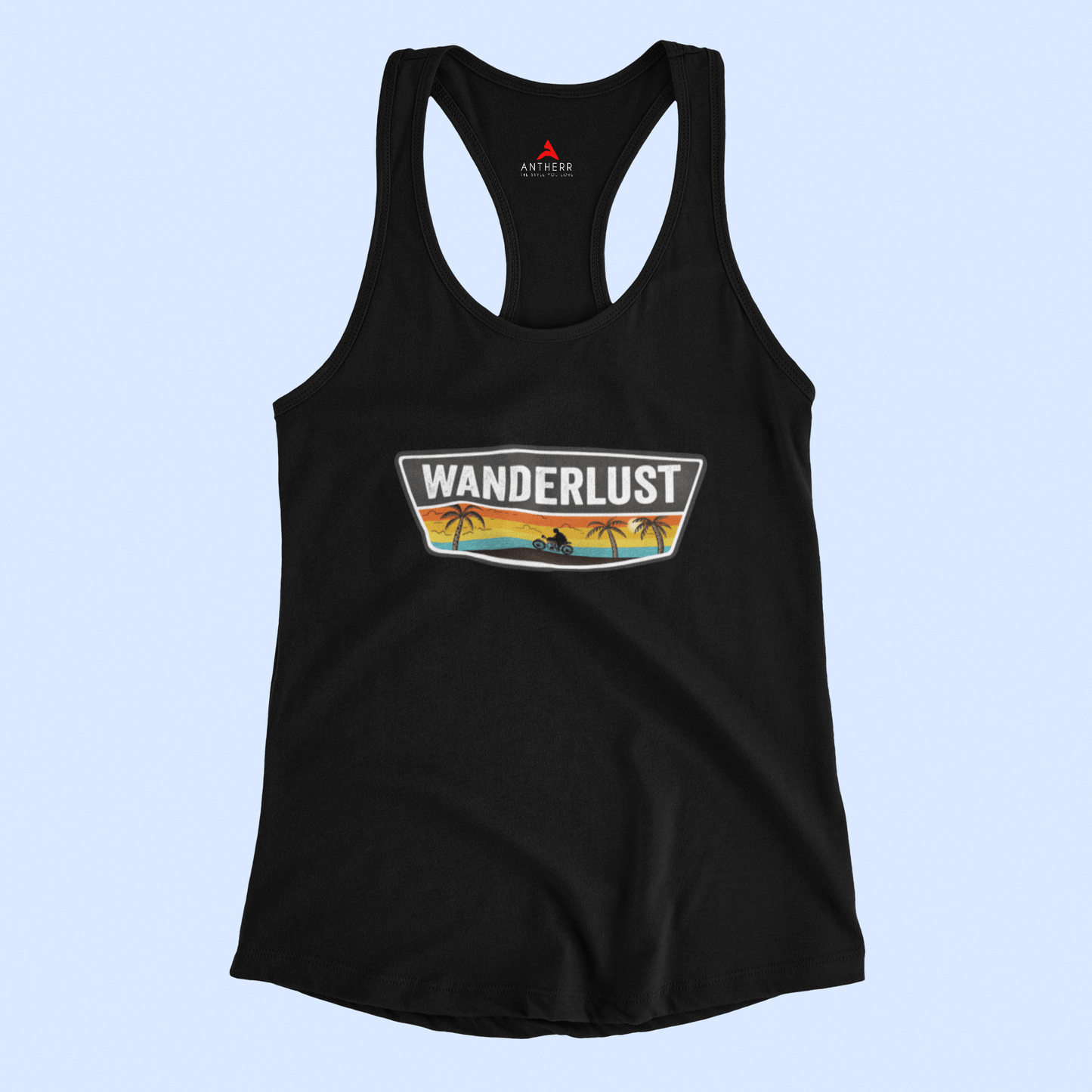 "WANDERLUST" - Tank Top's BLACK
