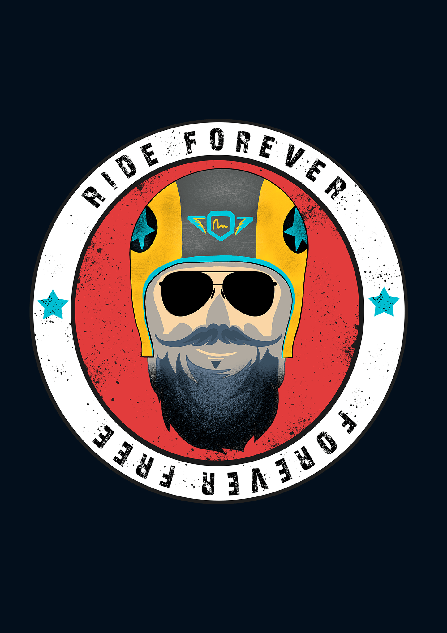 " RIDE FOREVER " HALF-SLEEVE T-SHIRT'S