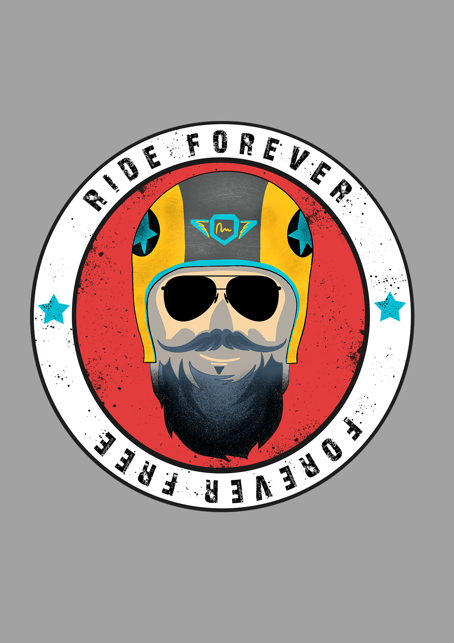 " RIDE FOREVER " HALF-SLEEVE T-SHIRT'S