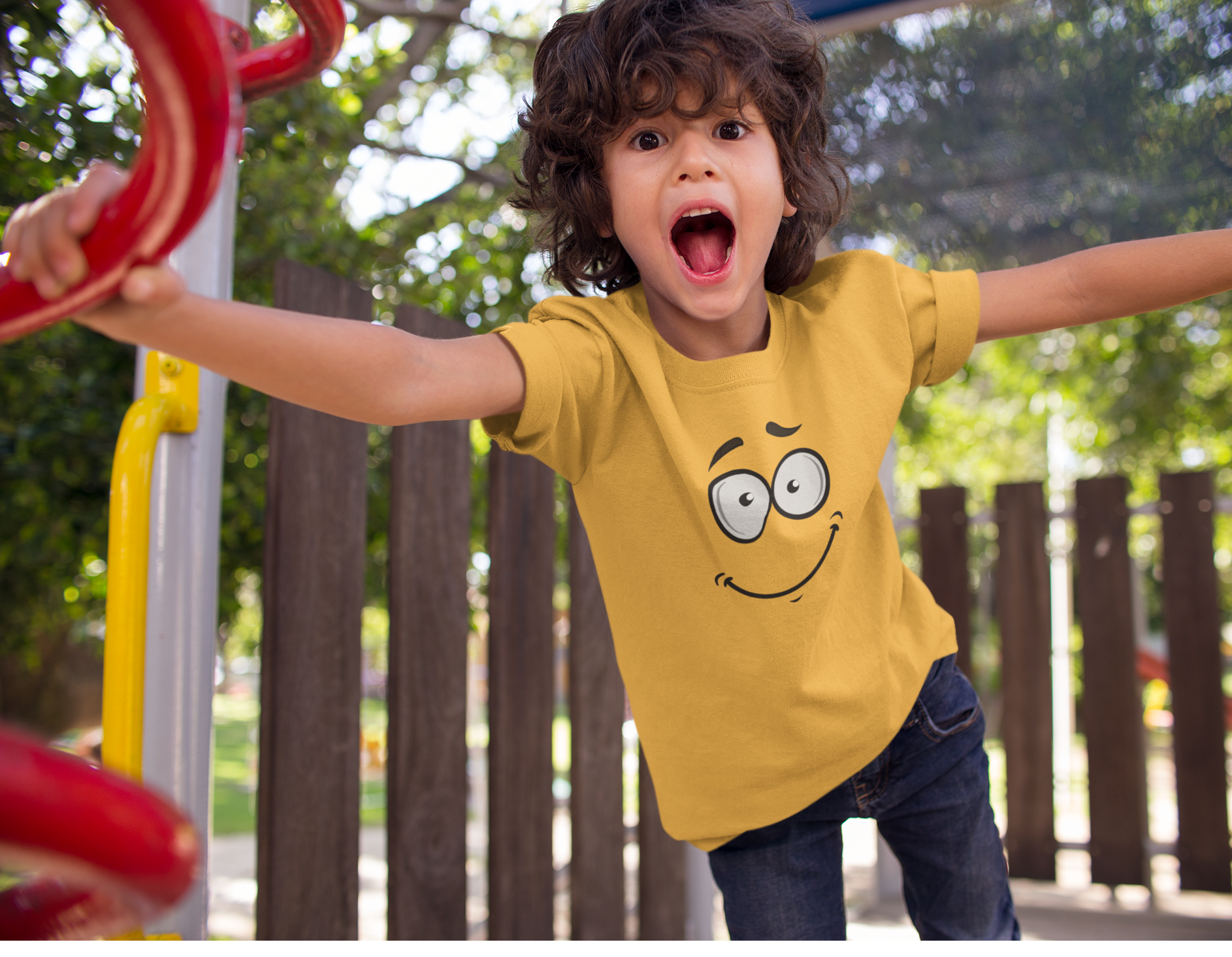 "SMILE" KIDS HALF-SLEEVE T-SHIRT 13(13-14 yrs)
