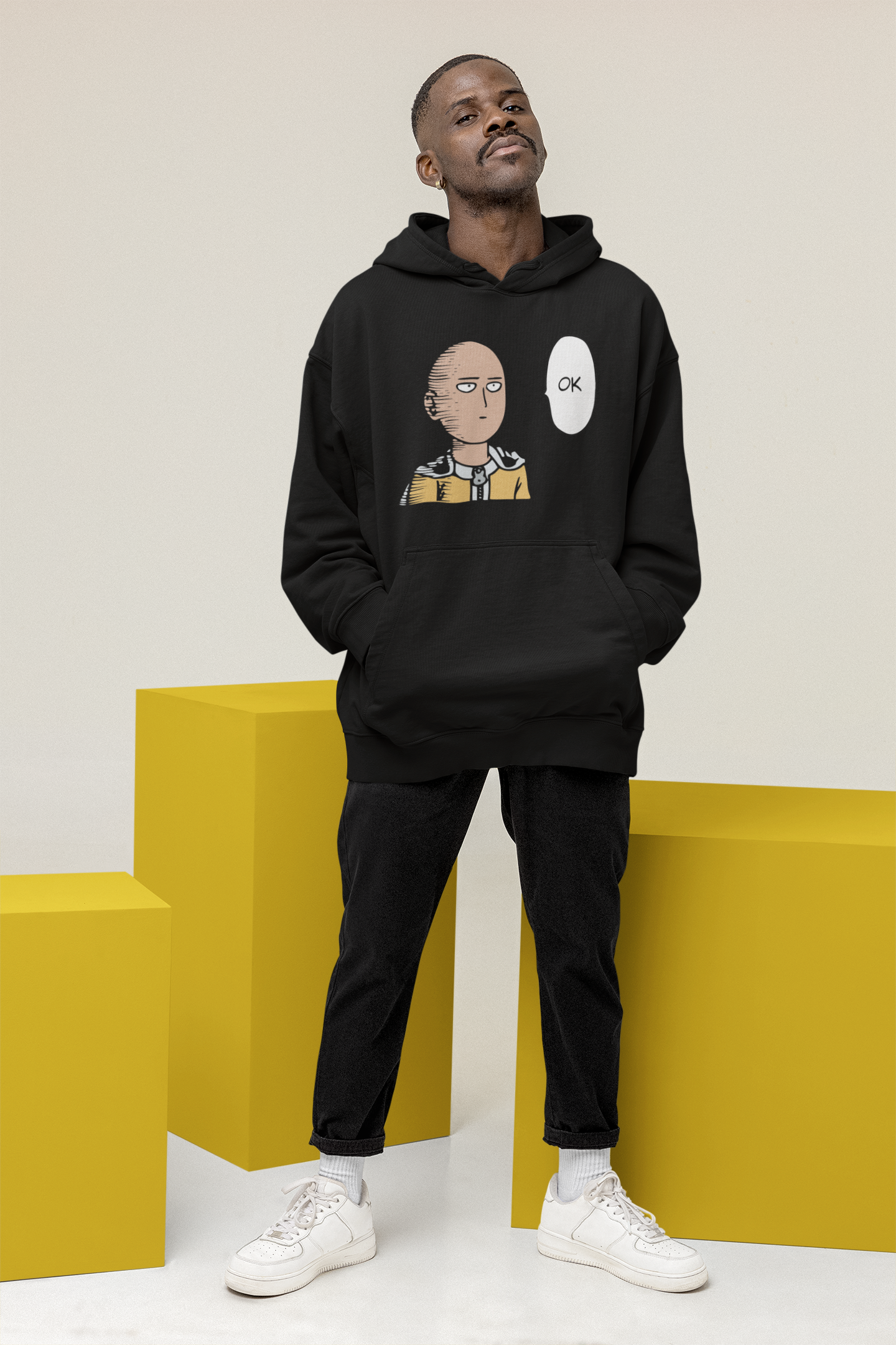 Ok One Punch Man Anime Winter Hoodies
