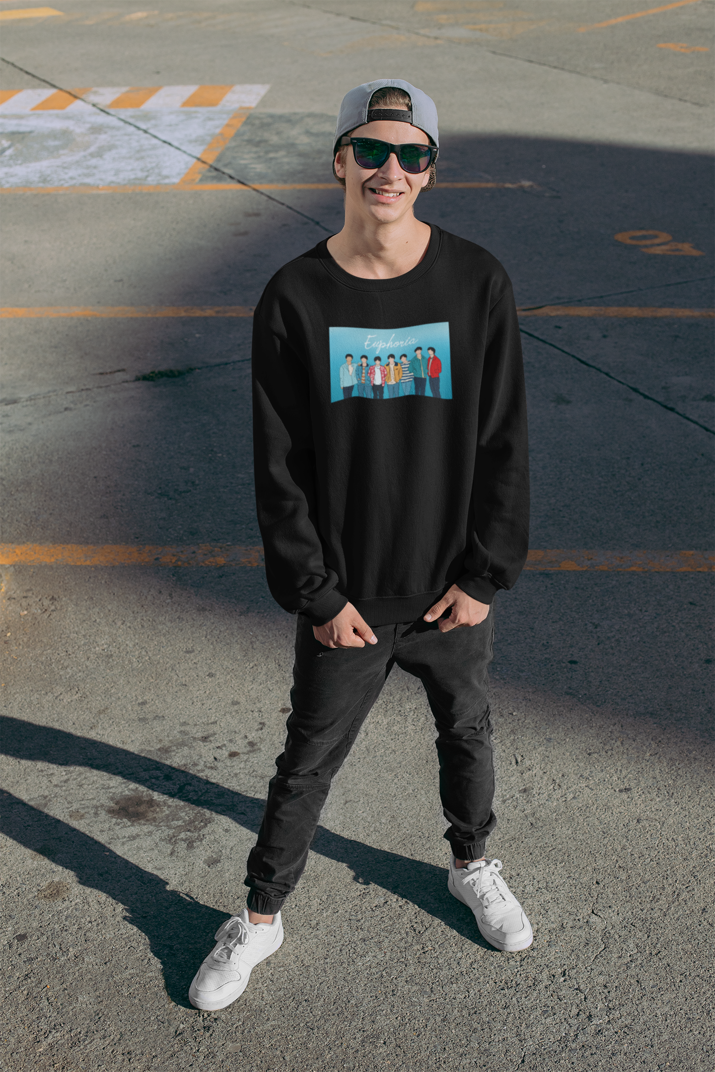 Euphoria : BTS- Winter Sweatshirts BLACK