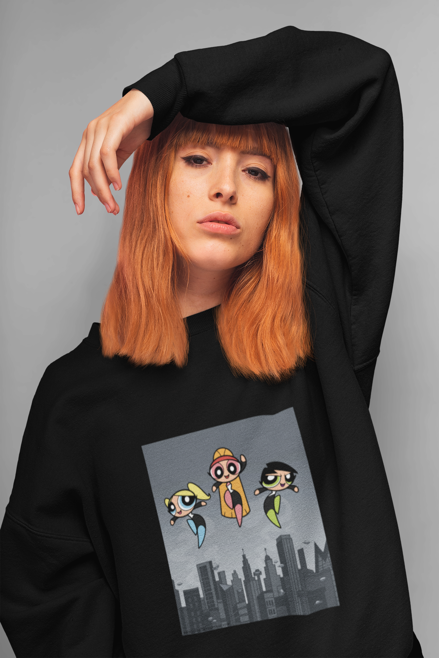 The Saviors : Powerpuff Girls - Winter Sweatshirts BLACK