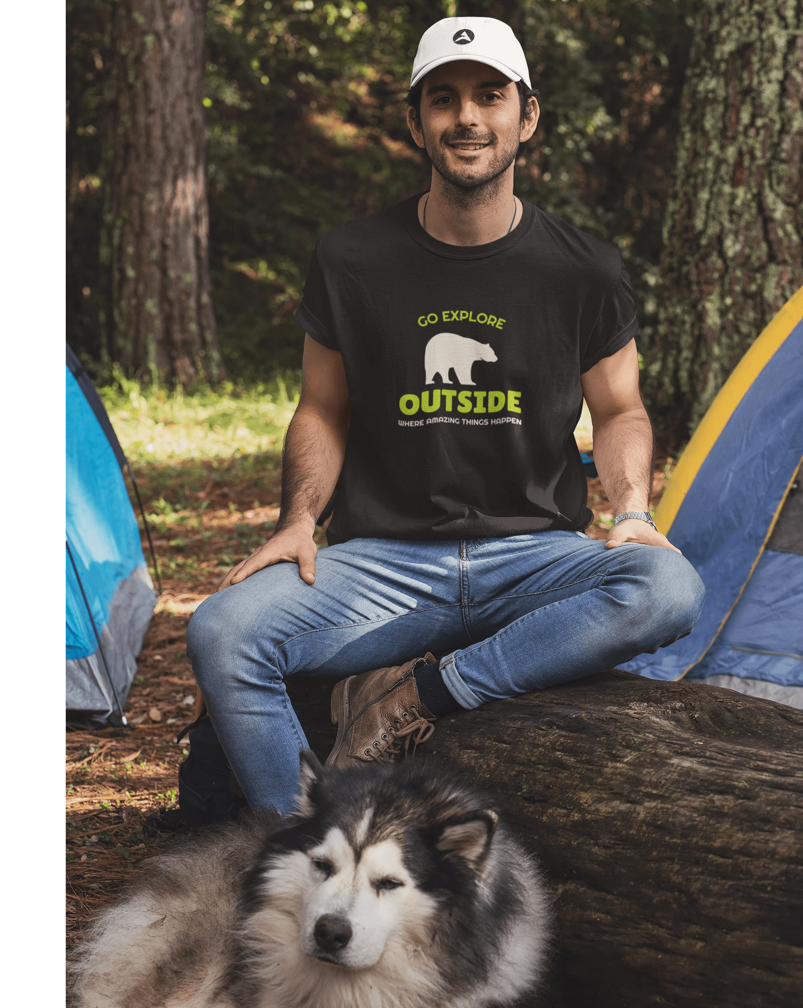 Outside of a dog t deals shirt