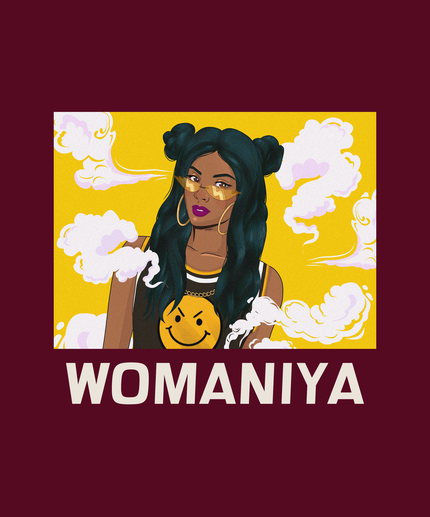 " WOMANIYA " - HALF-SLEEVE T-SHIRT