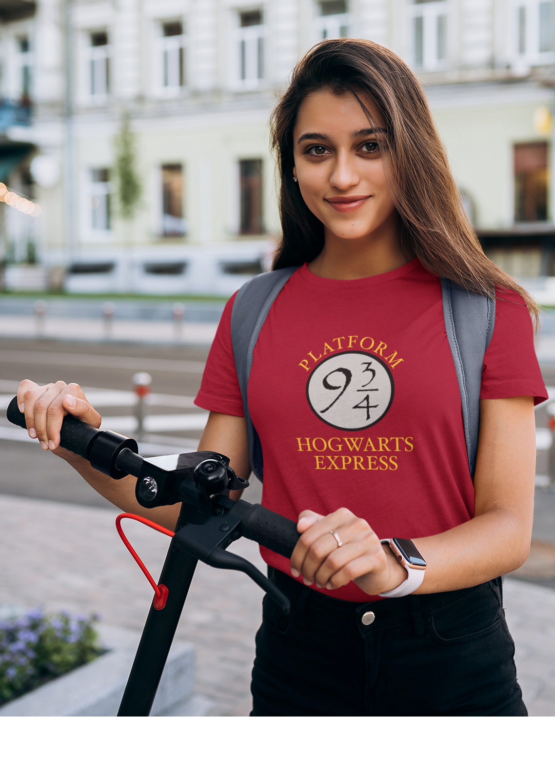 HOGWARTS EXPRESS - HALF-SLEEVE T-SHIRTS RED