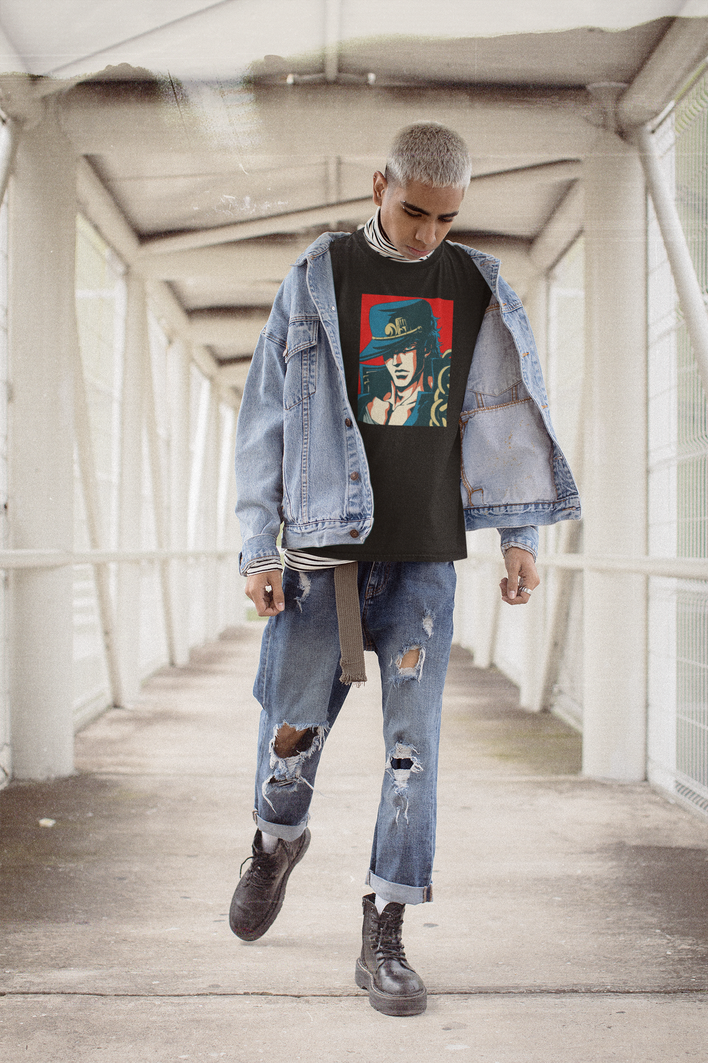 Jotaro Kujo : Anime- Regular Fit T-Shirts