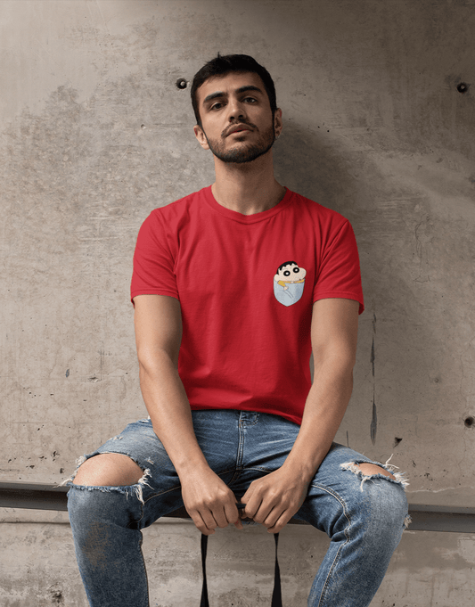 Shinchan Unisex Regular Fit T-Shirts