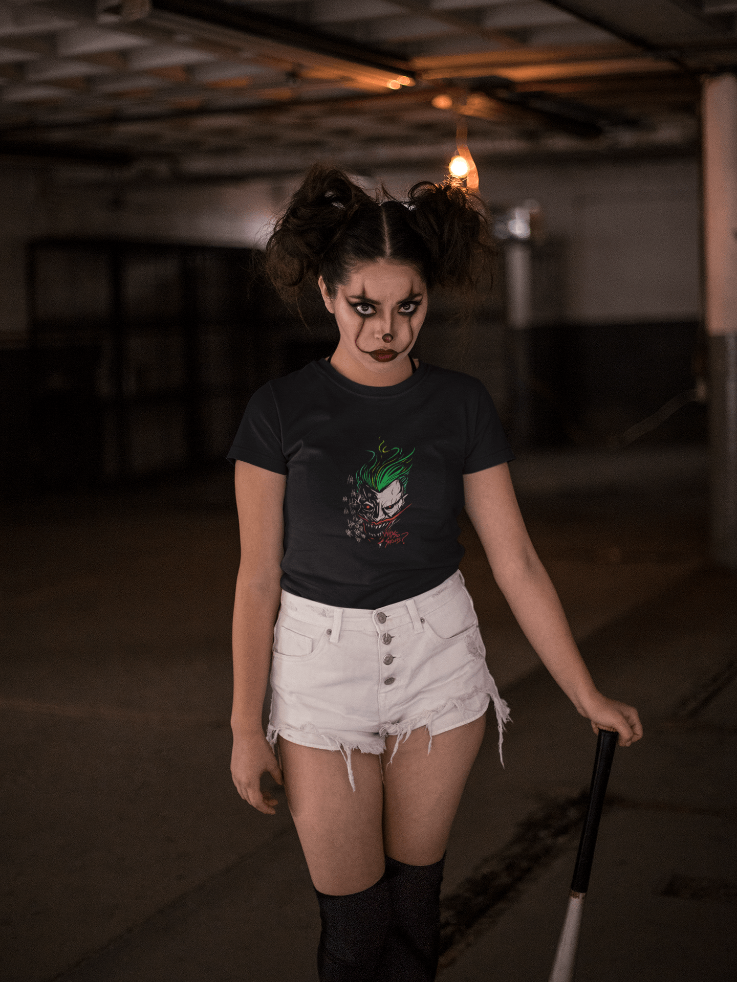" JOKER - WHY SO SERIOUS? " - HALF-SLEEVE T-SHIRTS BLACK