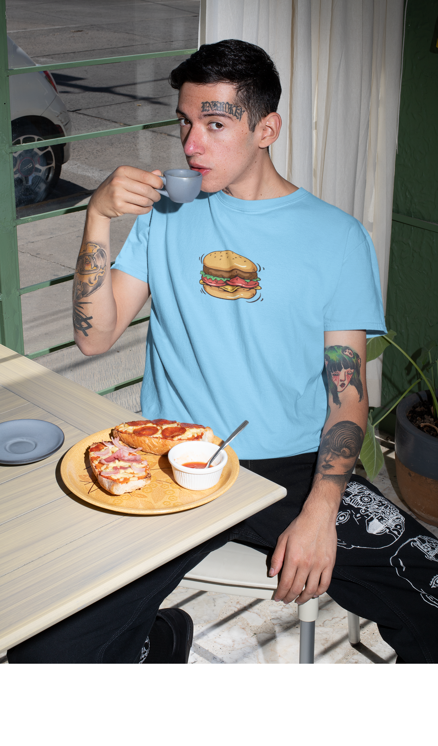 Burger: Foodie - HALF-SLEEVE T-SHIRTS