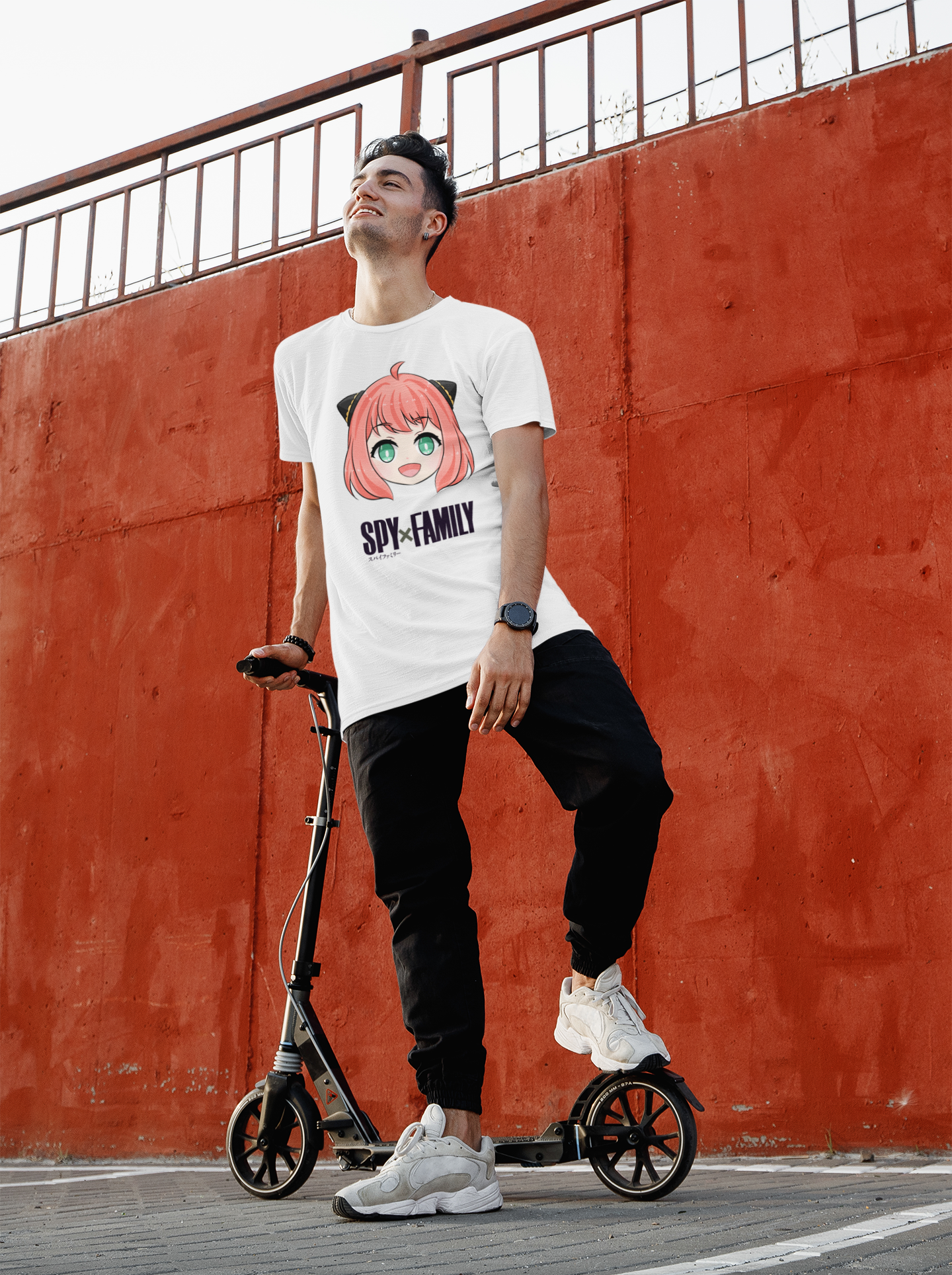 Anya: SpyxFamily- Anime Regular Fit Unisex T-shirts WHITE