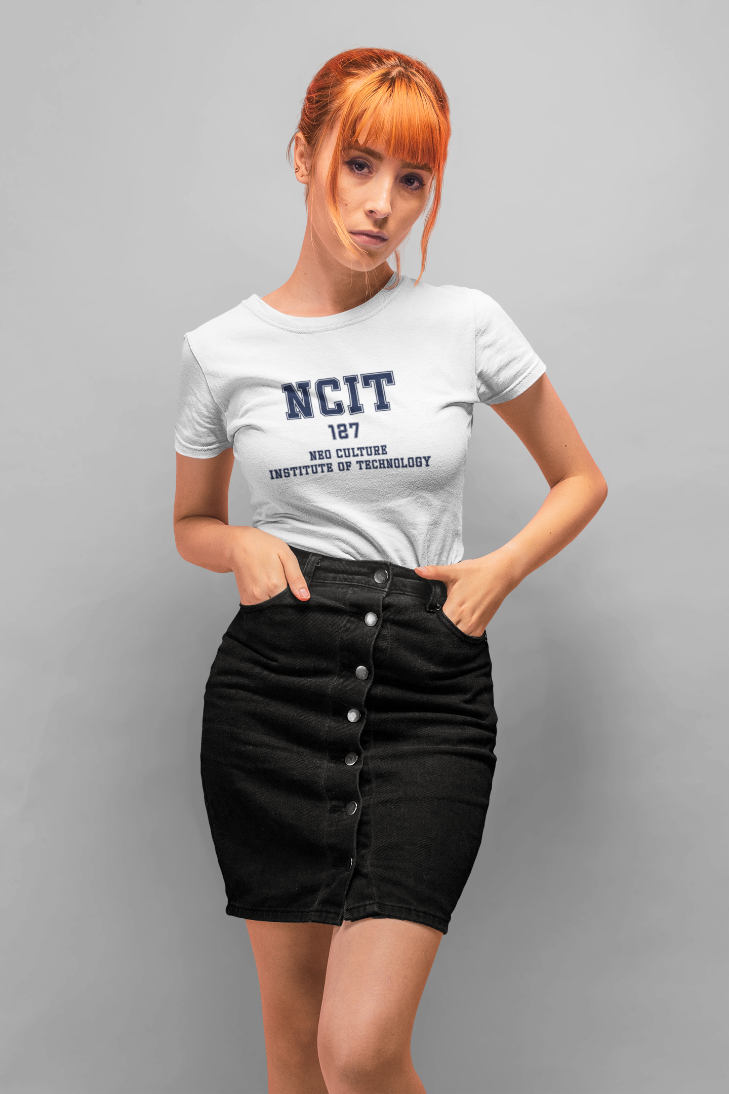 NCIT 127: NCT- Regular fit Unisex T-Shirts WHITE