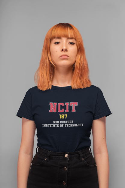 NCIT 127: NCT- Regular fit Unisex T-Shirts NAVY BLUE